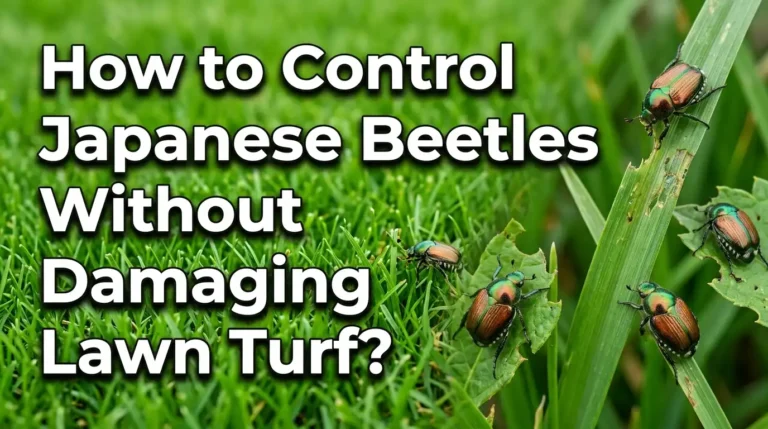 How to Control Japanese Beetles Without Damaging Lawn Turf?