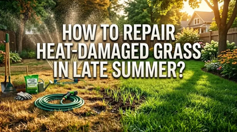 How to Repair Heat Damaged Grass in Late Summer?