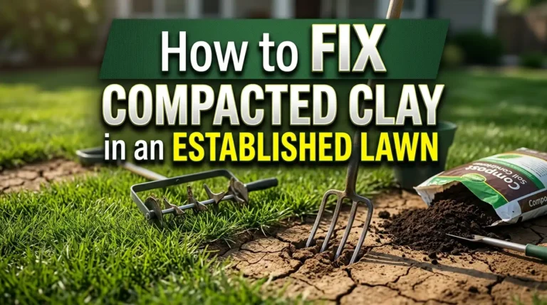 How to Fix Compacted Clay Soil in an Established Lawn?