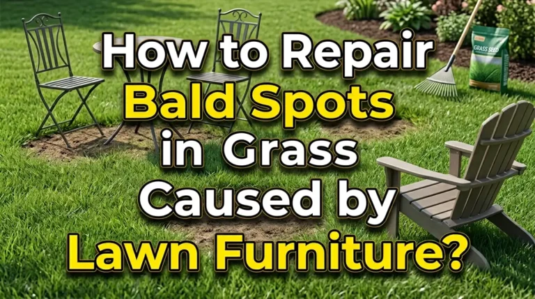 How to Repair Bald Spots in Grass Caused by Lawn Furniture?