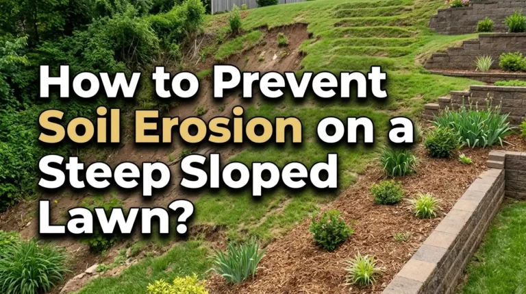 How to Prevent Soil Erosion on a Steep Sloped Lawn?