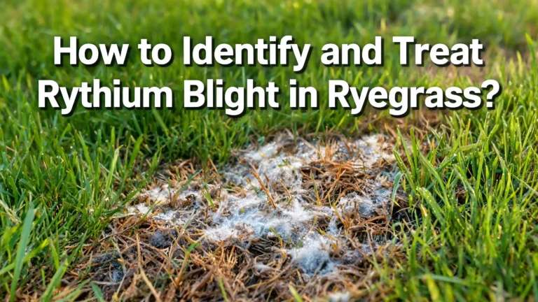 How to Identify and Treat Pythium Blight in Ryegrass?
