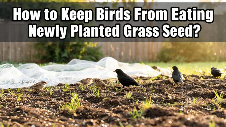 How to Keep Birds From Eating Newly Planted Grass Seed?