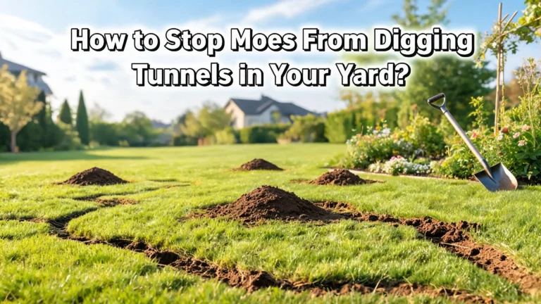 How to Stop Moles From Digging Tunnels in Your Yard?