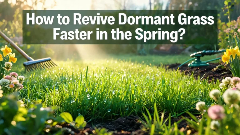 How to Revive Dormant Grass Faster in the Spring?