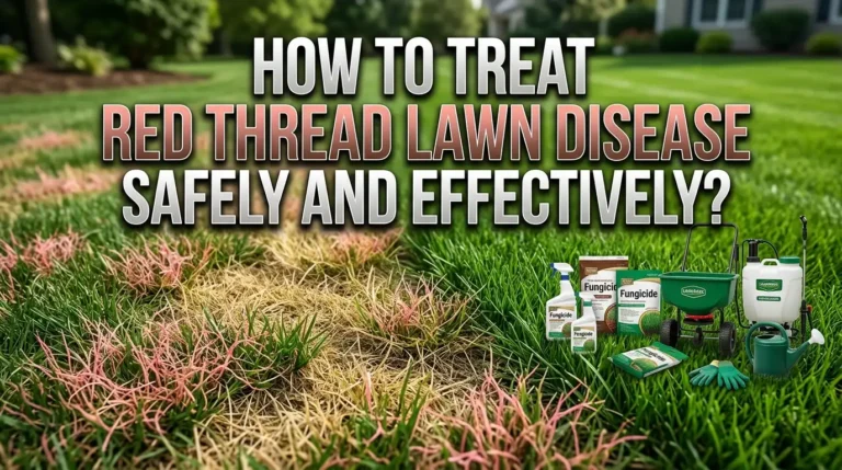 How to Treat Red Thread Lawn Disease Safely and Effectively?
