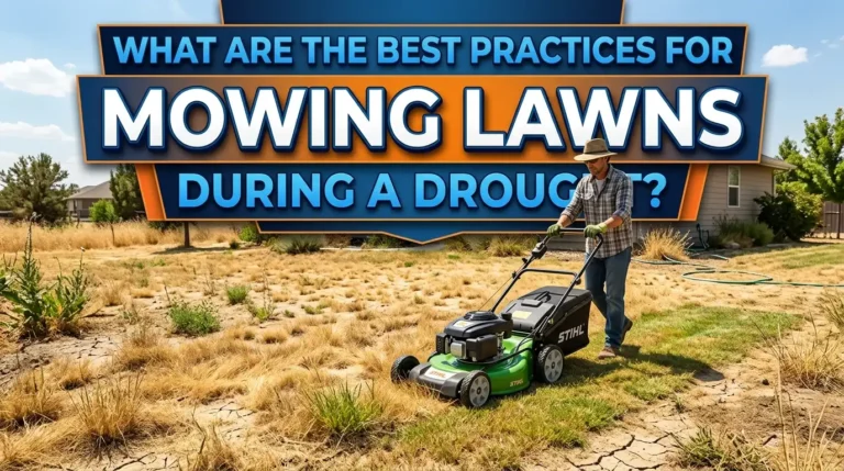 What Are the Best Practices for Mowing Lawns During a Drought?