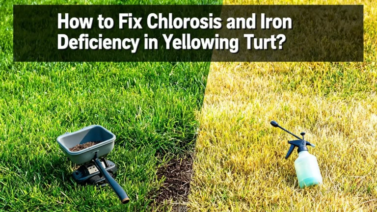 How to Fix Chlorosis and Iron Deficiency in Yellowing Turf?