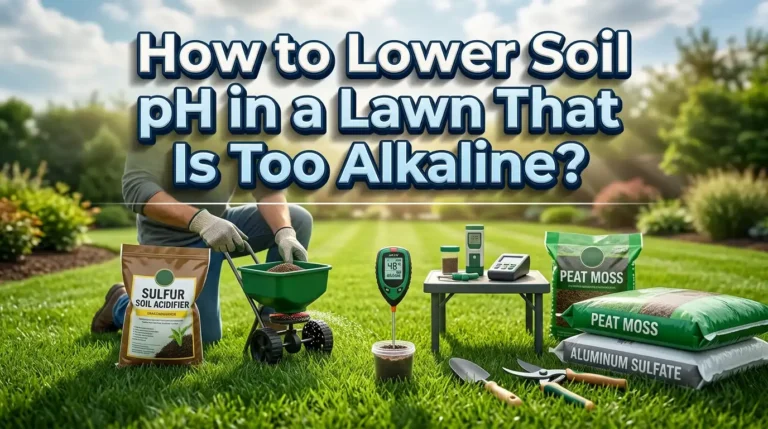 How to Lower Soil pH in a Lawn That Is Too Alkaline?