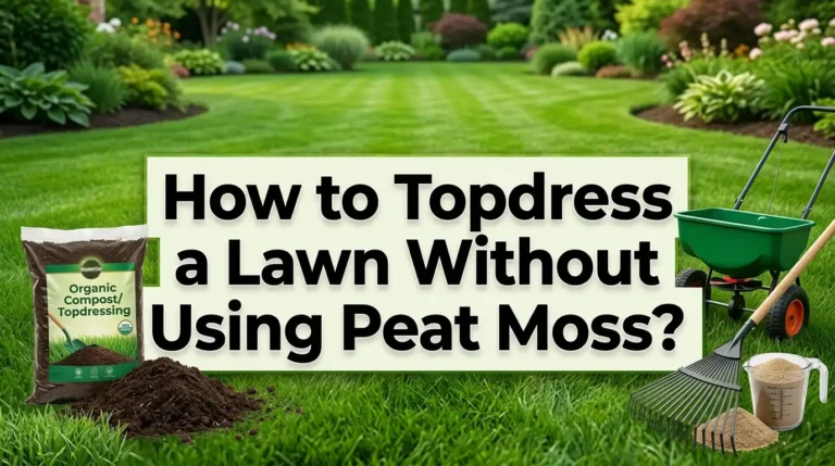 How to Topdress a Lawn Without Using Peat Moss?
