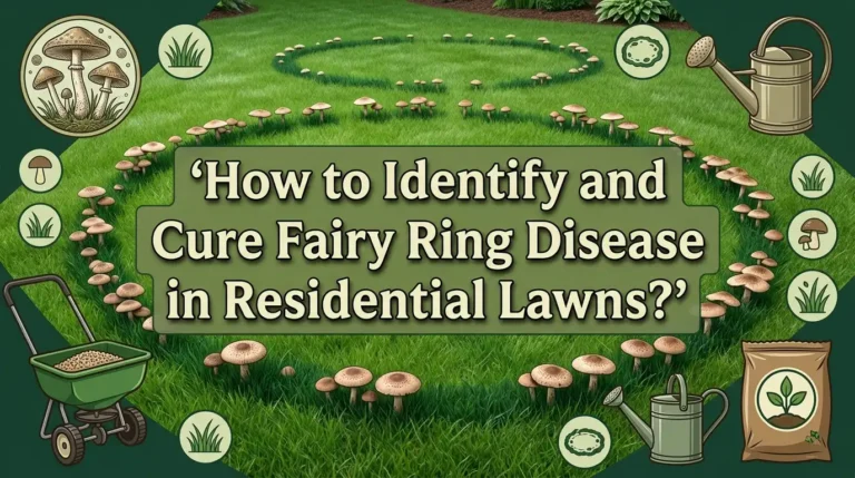 How to Identify and Cure Fairy Ring Disease in Residential Lawns?