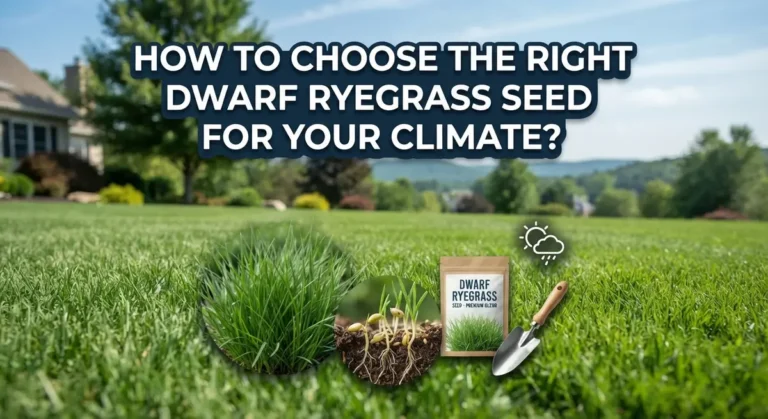 How to Choose the Right Dwarf Ryegrass Seed for Your Climate?