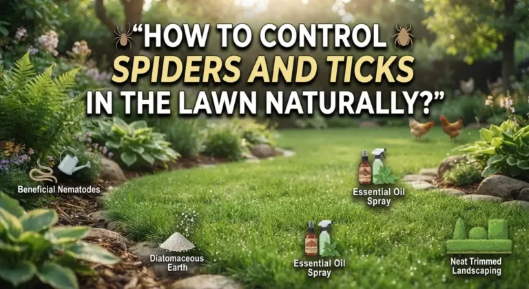 How to Control Spiders and Ticks in the Lawn Naturally?