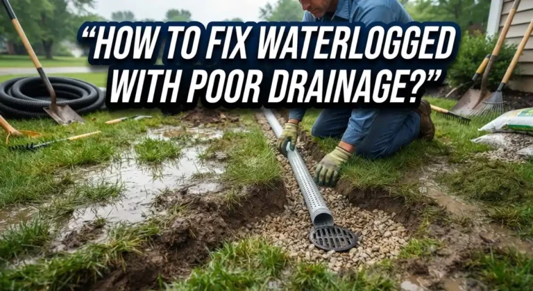 How to Fix Waterlogged Lawns With Poor Drainage?