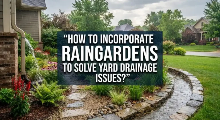 How to Incorporate Rain Gardens to Solve Yard Drainage Issues?