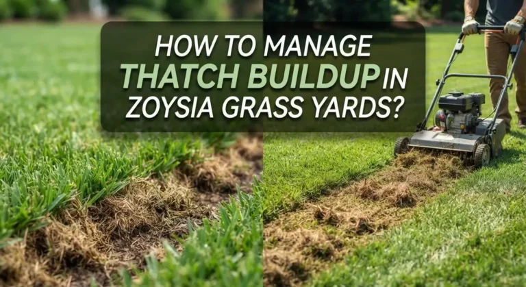 How to Manage Thatch Buildup in Zoysia Grass Yards?