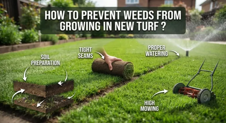 How to Prevent Weeds From Growing in New Turf?