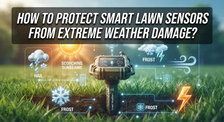 How to Protect Smart Lawn Sensors From Extreme Weather Damage?