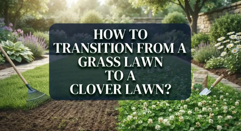 How to Transition From a Grass Lawn to a Clover Lawn?