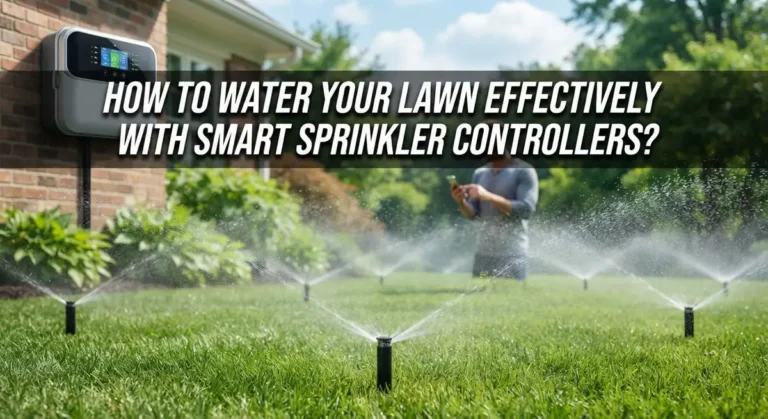 How to Water Your Lawn Effectively With Smart Sprinkler Controllers?